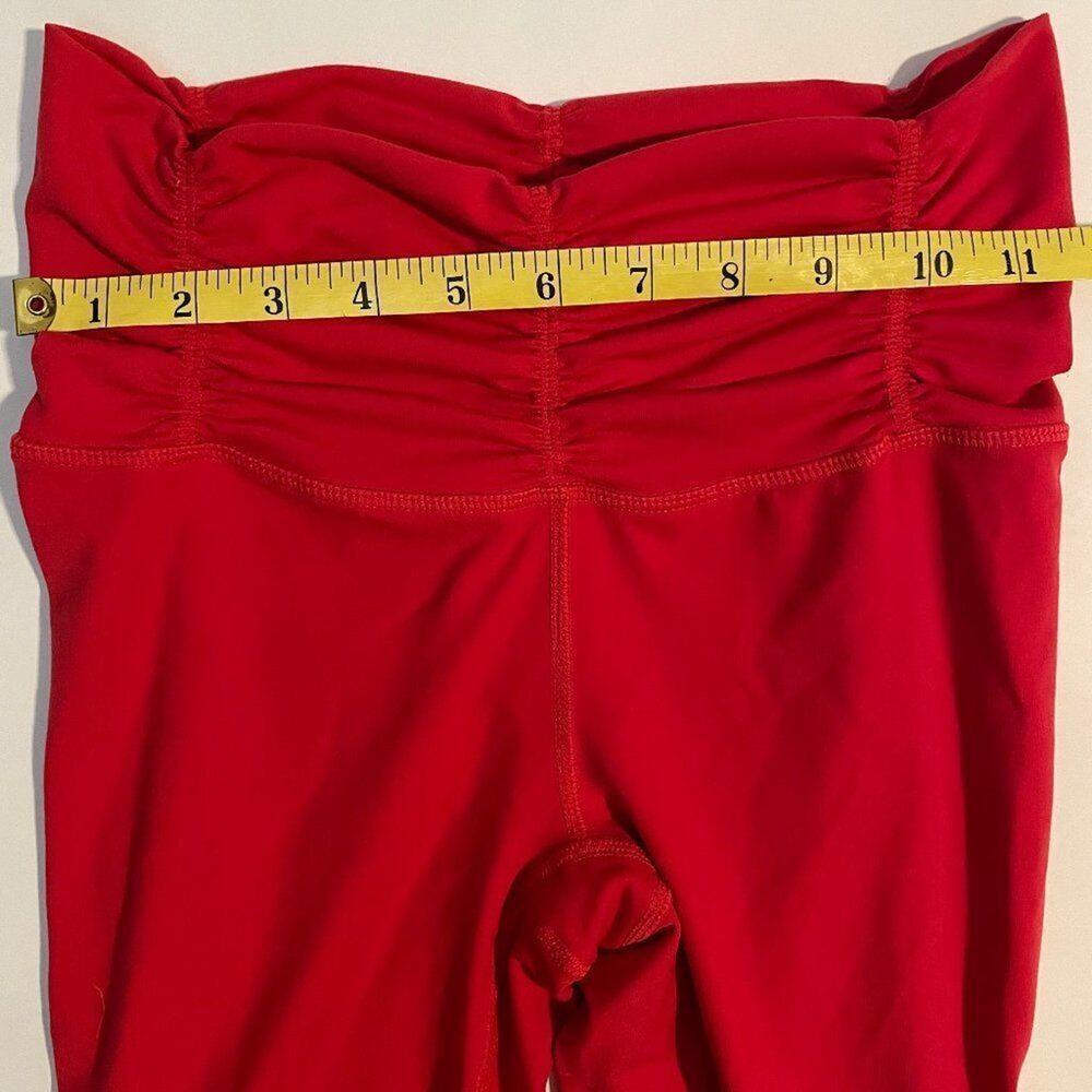 Carbon38 X Chill By Will Red Criss Cross Leggings… - image 7